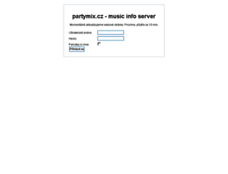 partymix.cz screenshot