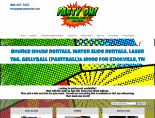 partyonknoxville.com screenshot