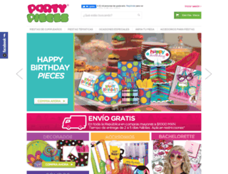 partypieces.com.mx screenshot