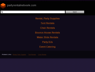 partyrentalnetwork.com screenshot