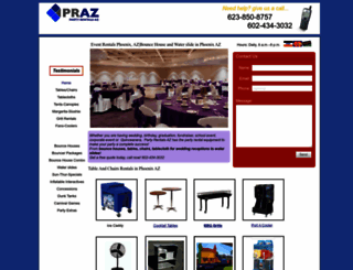 partyrentalsaz.com screenshot
