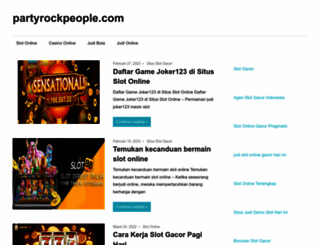 partyrockpeople.com screenshot