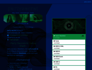 partysecret.de screenshot