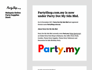 partyshop.com.my screenshot