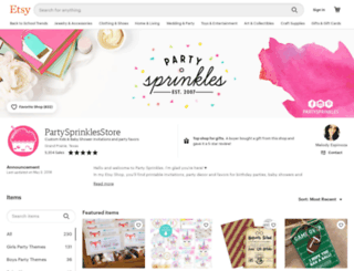 partysprinkles.com screenshot