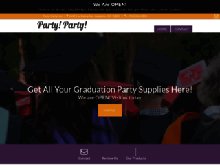 partystoreanaheim.com screenshot