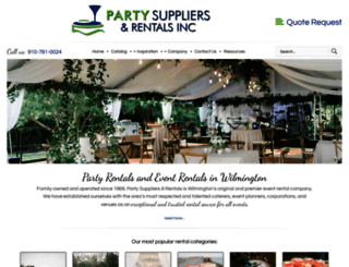 partysuppliers.net screenshot