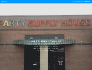 partysupplyhouse.com screenshot