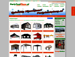 partytentplaza.nl screenshot