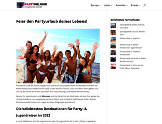 partyurlaub-reisen.de screenshot