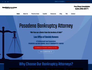 pasadenabankruptcylaw.com screenshot