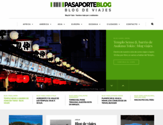 pasaporteblog.com screenshot