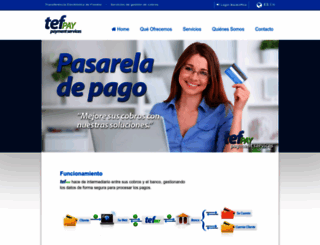 pasarela.tefpay.com screenshot