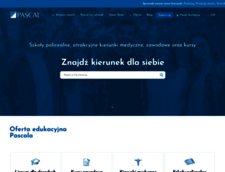 pascal.edu.pl screenshot