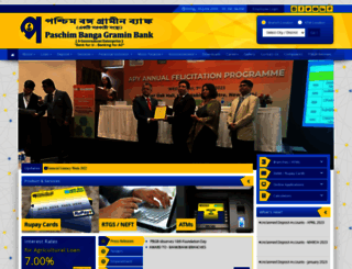 paschimbangagraminbank.com screenshot