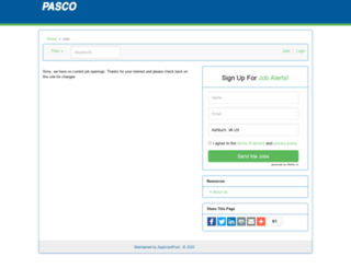 pasco.iapplicants.com screenshot