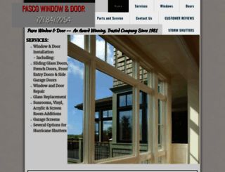 pascowindowanddoor.com screenshot