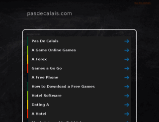 pasdecalais.com screenshot