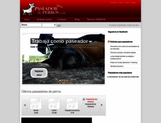 paseadordeperros.com screenshot