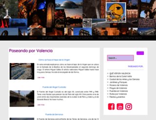 paseandoporvalencia.com screenshot