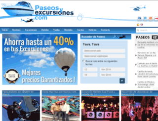 paseosyexcursiones.com screenshot