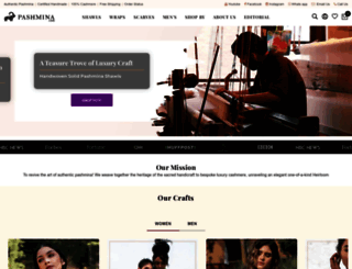 pashmina.com screenshot