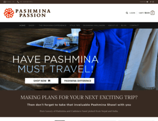 pashminapassion.com.au screenshot