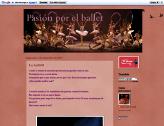pasionballet.blogspot.com screenshot
