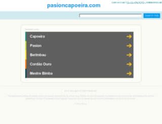 pasioncapoeira.com screenshot