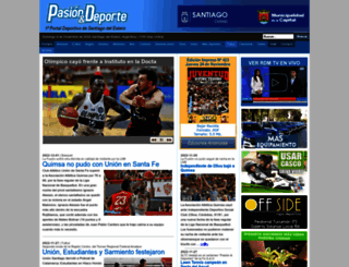 pasionydeporte.com.ar screenshot