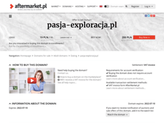 pasja-exploracja.pl screenshot