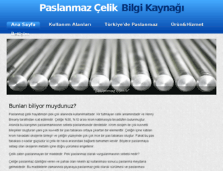 paslanmaz.com.tr screenshot
