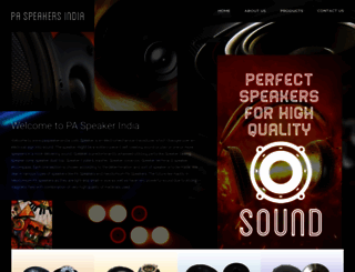paspeakersindia.com screenshot
