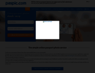 paspic.projectstatus.in screenshot