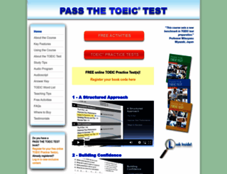 pass-the-toeic-test.com screenshot