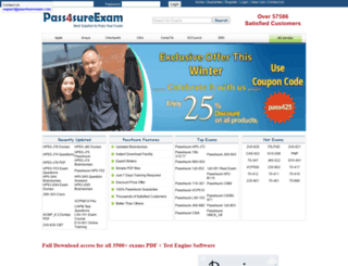 pass4sureexam.com screenshot