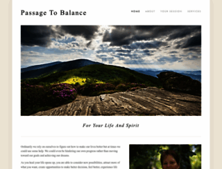 passagetobalance.com screenshot