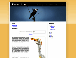 passarinhar.blogspot.com screenshot