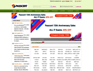 passcert.com screenshot