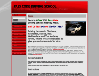 passcodedrivingschool.co.uk screenshot