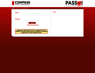 passcom.compassonline.it screenshot