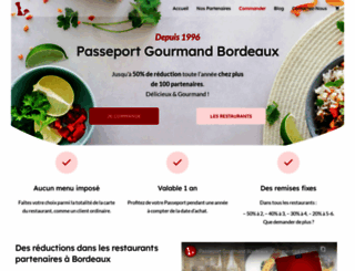 passeport-gourmand-aquitaine.com screenshot