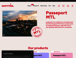 passeportmontreal.com screenshot