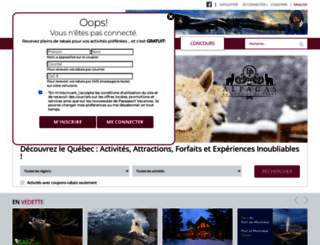 passeportvacances.com screenshot