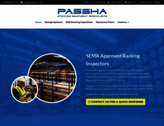 passha.co.uk screenshot