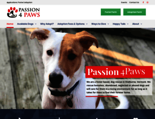 passion-4-paws.org screenshot