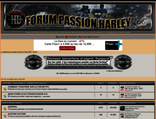 passion-harley.forumpro.fr screenshot