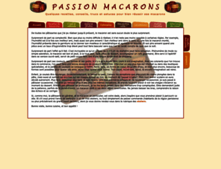 passion-macarons.fr screenshot