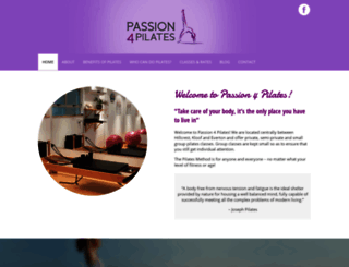 passion4pilates.co.za screenshot