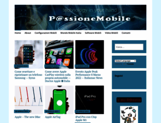 passionemobile.wordpress.com screenshot